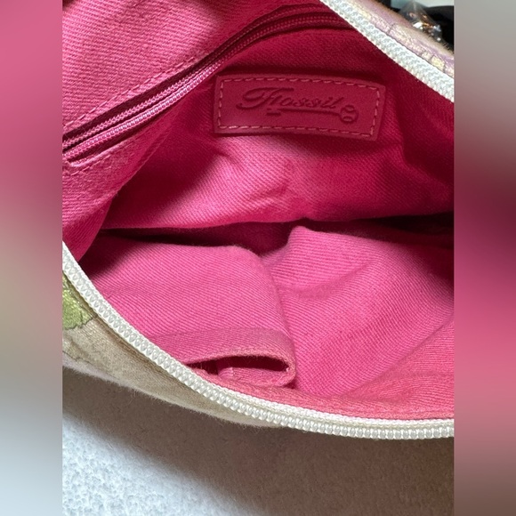 Fossil 1990’s Baguette Floral Print Purse - Picture 7 of 7